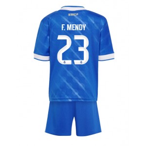 Fotbalové Dres Real Madrid Ferland Mendy #23 Dětské Třetí Oblečení 2025-26 Krátký Rukáv (+ trenýrky)
